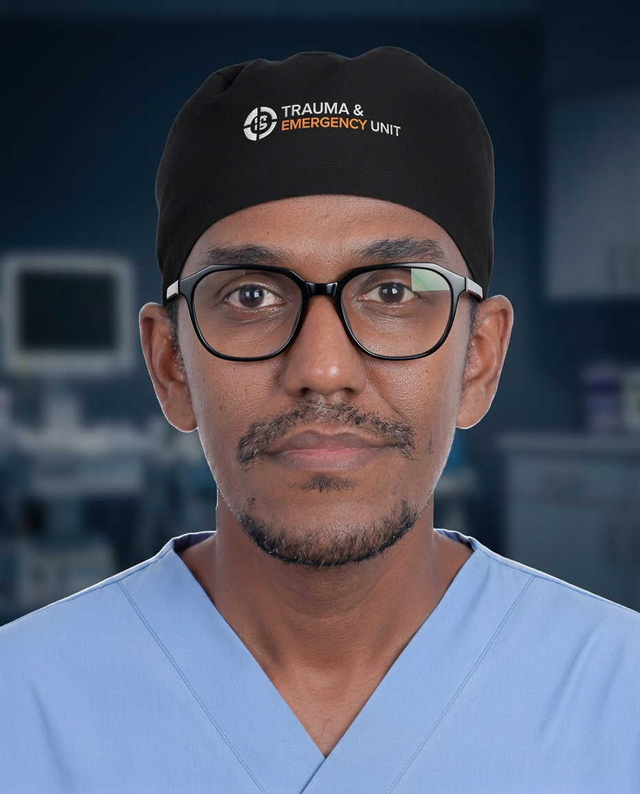Professional portrait of Dr. Shaheen Salih Abdalaziz Ahmed, Physician | Emergency Medicine & Trauma Care